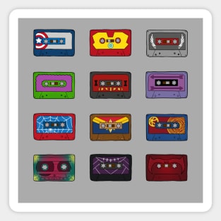 Superhero Mixtape Magnet